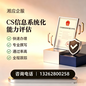 北京CS信息系统化能力评估申报服务
